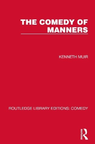 Cover of The Comedy of Manners