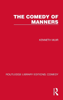 Book cover for The Comedy of Manners