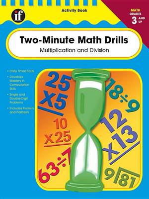 Book cover for Two-Minute Math Drills, Grades 3 - 5