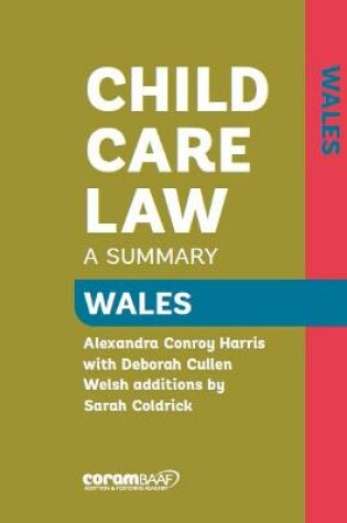 Cover of Child Care Law Wales