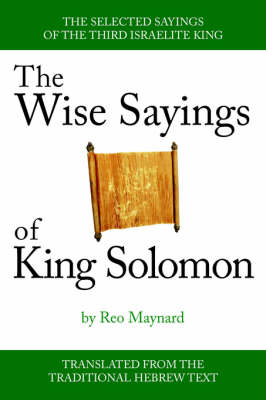 Cover of The Wise Sayings of King Solomon