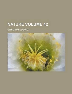 Book cover for Nature Volume 42