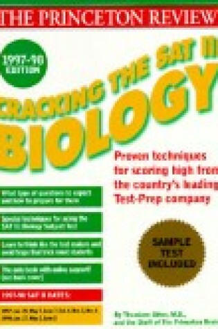 Cover of Cracking the Sat II: Biology Subje