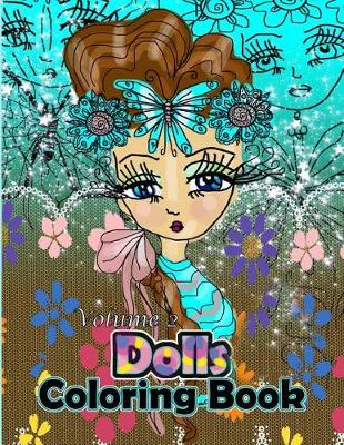 Book cover for Dolls Coloring Book