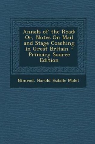 Cover of Annals of the Road