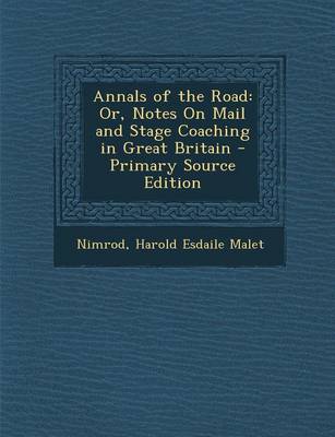 Book cover for Annals of the Road