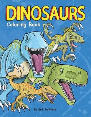 Book cover for Dinosaurs Coloring Book