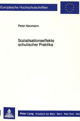 Cover of Sozialisationseffekte Schulischer Praktika