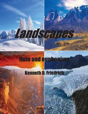 Book cover for Landscapes - flute and euphonium