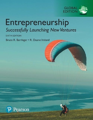 Book cover for Entrepreneurship: Successfully Launching New Ventures, Global Edition