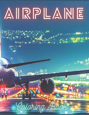 Book cover for Airplane Coloring Book