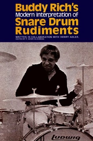 Cover of Buddy Rich's Modern Interpretation of Snare Drum Rudiments