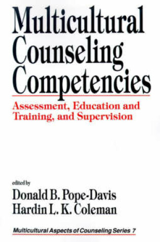 Cover of Multicultural Counseling Competencies