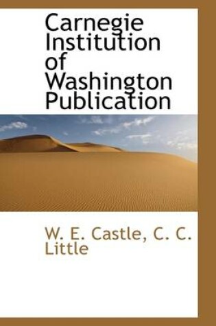 Cover of Carnegie Institution of Washington Publication