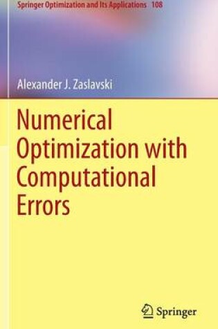 Cover of Numerical Optimization with Computational Errors
