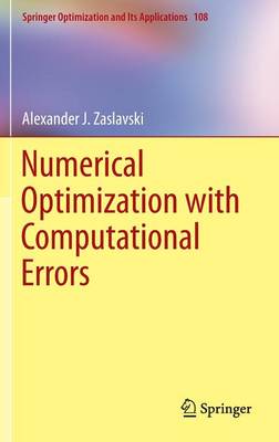 Book cover for Numerical Optimization with Computational Errors