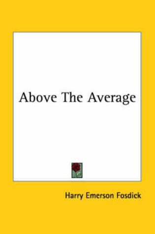 Cover of Above the Average