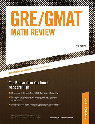 Cover of Arco GRE/GMAT Math Review