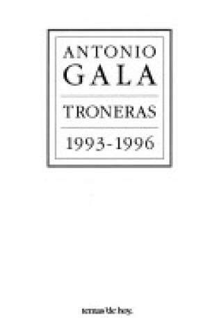 Cover of Troneras 1993-1996