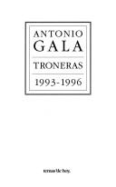 Book cover for Troneras 1993-1996