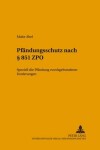 Book cover for Pfaendungsschutz Nach  851 Zpo