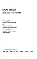 Book cover for Solar Energy Thermal Processes