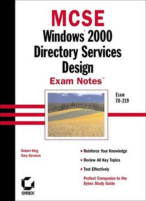 Book cover for MCSE Windows 2000 Directory Services Design Exam Notes