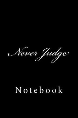 Cover of Never Judge