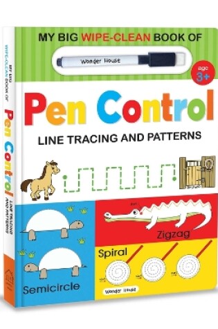 Cover of My Big Wipe and Clean Book of Pen Control for Kids Line Tracing and Patterns