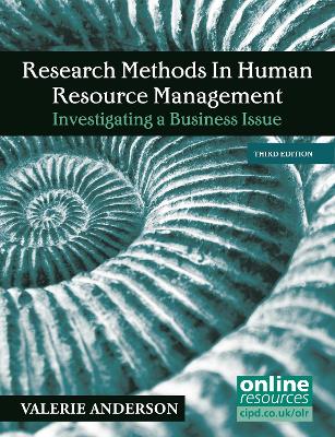 Book cover for Research Methods in Human Resource Management : Investigating a Business Issue