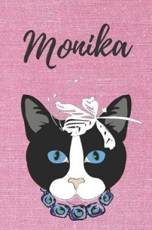 Cover of personalisiertes Notizbuch DIN A5 Monika