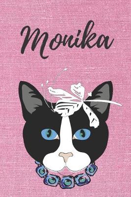 Book cover for personalisiertes Notizbuch DIN A5 Monika