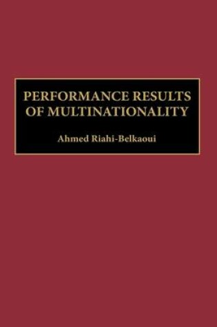 Cover of Performance Results of Multinationality
