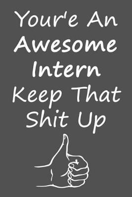 Book cover for Your'e An Awesome Intern Keep That Shit Up