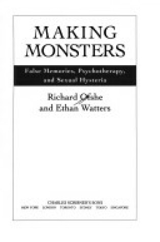 Cover of Making Monsters