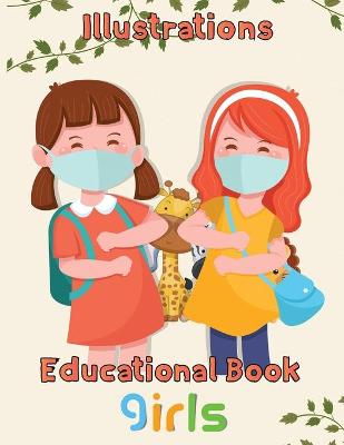 Book cover for Illustrations Educational Book Girls