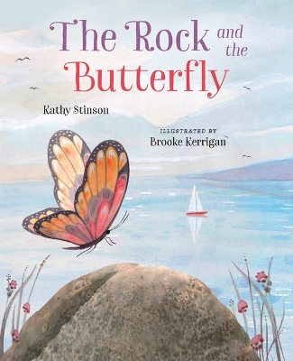 Book cover for The Rock and the Butterfly