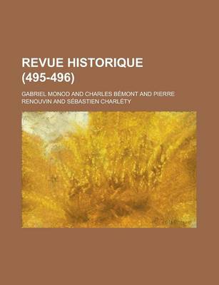 Book cover for Revue Historique (495-496)