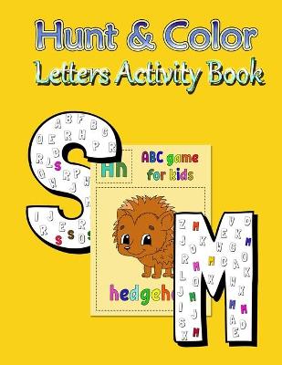 Book cover for Hunt & Color Letters Activity Book