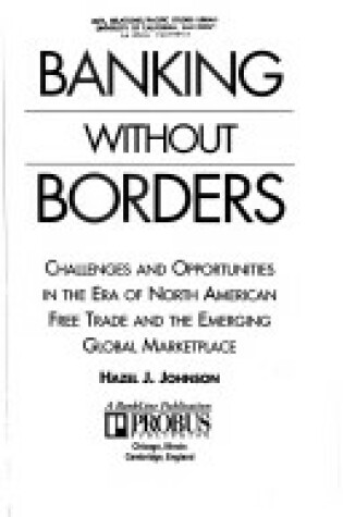 Cover of Banking without Borders