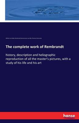 Book cover for The complete work of Rembrandt