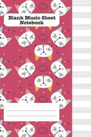 Cover of Blank Music Sheet Notebook