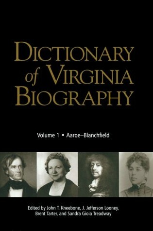 Cover of Dictionary of Virginia Biography