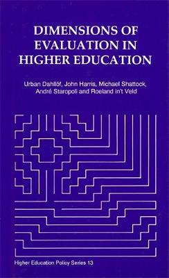 Cover of Dimensions of Evaluation in Higher Education