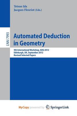 Cover of Automated Deduction in Geometry