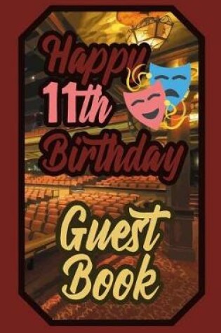 Cover of Happy 11th Birthday Guest Book