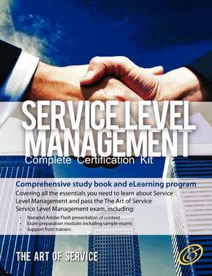 Book cover for Service Level Management Complete Certification Kit - Comprehensive Study Book and Elearning Program