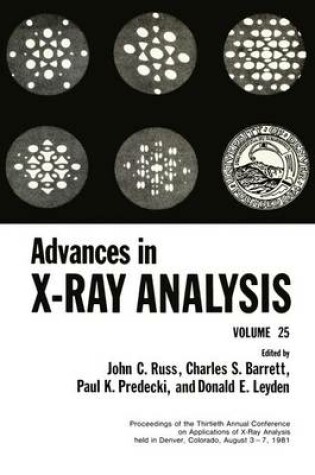 Cover of Advances in X-Ray Analysis