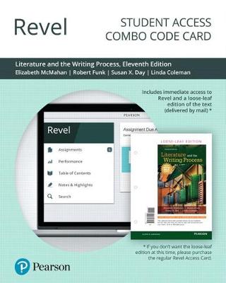 Book cover for Revel for Literature and the Writing Process -- Combo Access Card