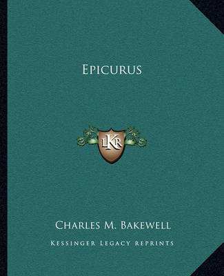 Book cover for Epicurus